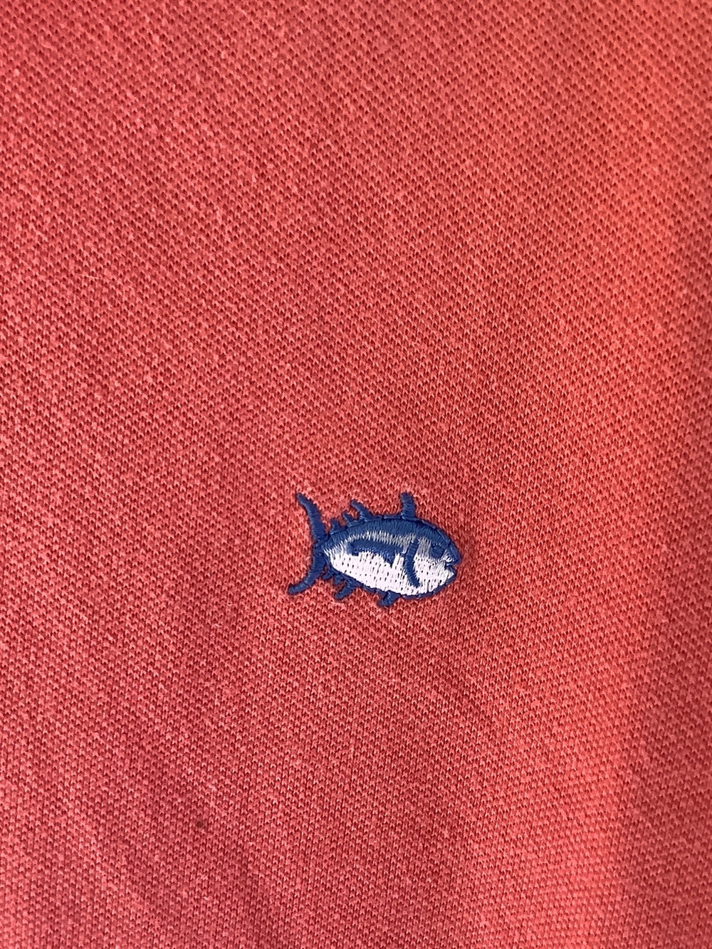 Southern Tide Skipjack Coral Polo Shirt - Picture 6 of 8